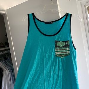 Turquoise Pocket Tank Top